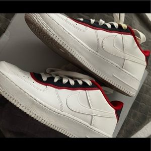 White Nike air forces